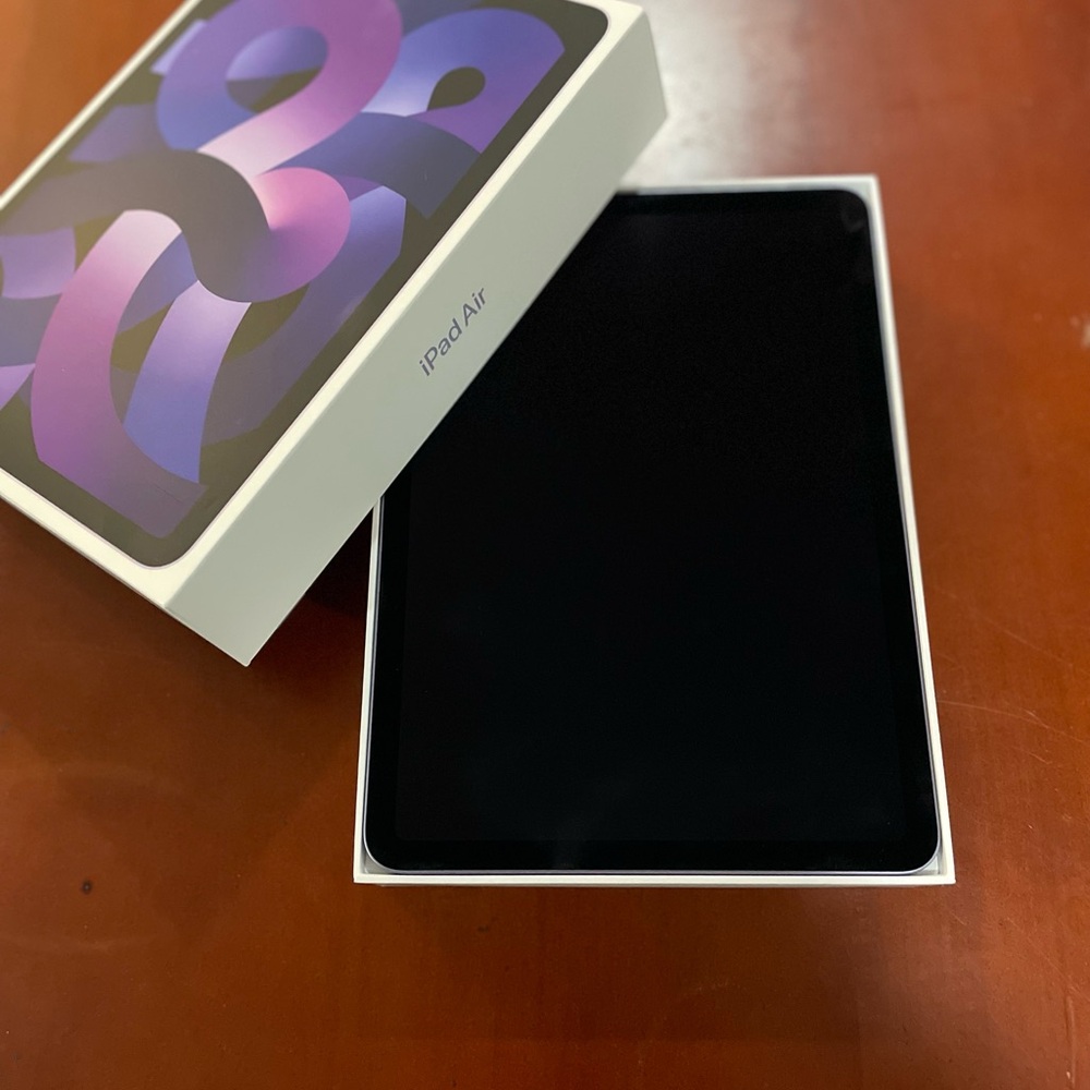 Apple Black Tablet with Colorful Packaging and Protective Insert